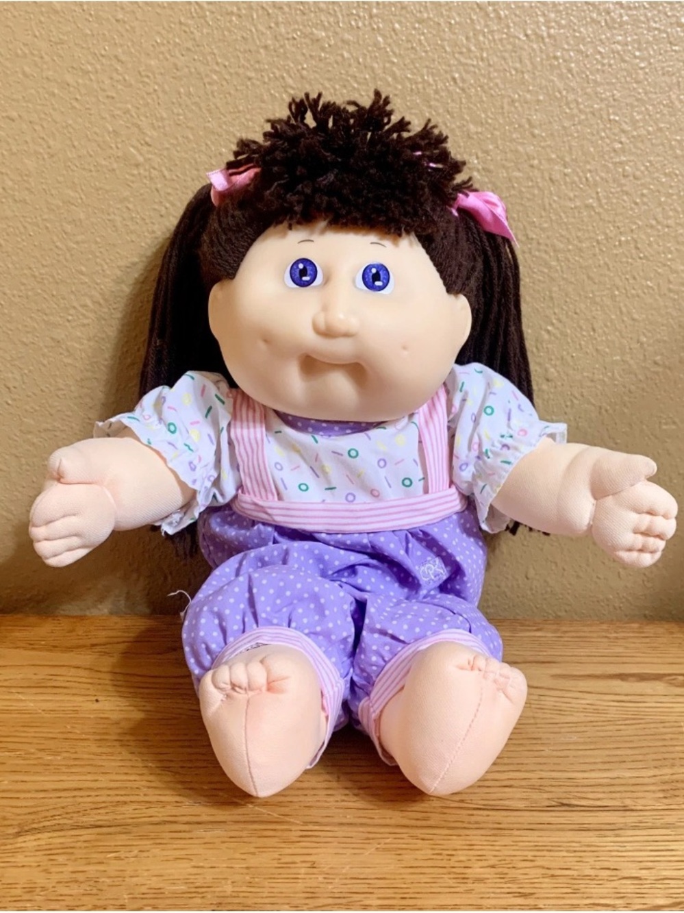 Vintage Cabbage Patch Kids Toddler Doll HM2 Brat Face Girl